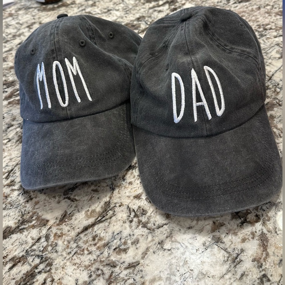 Mom + Dad hats